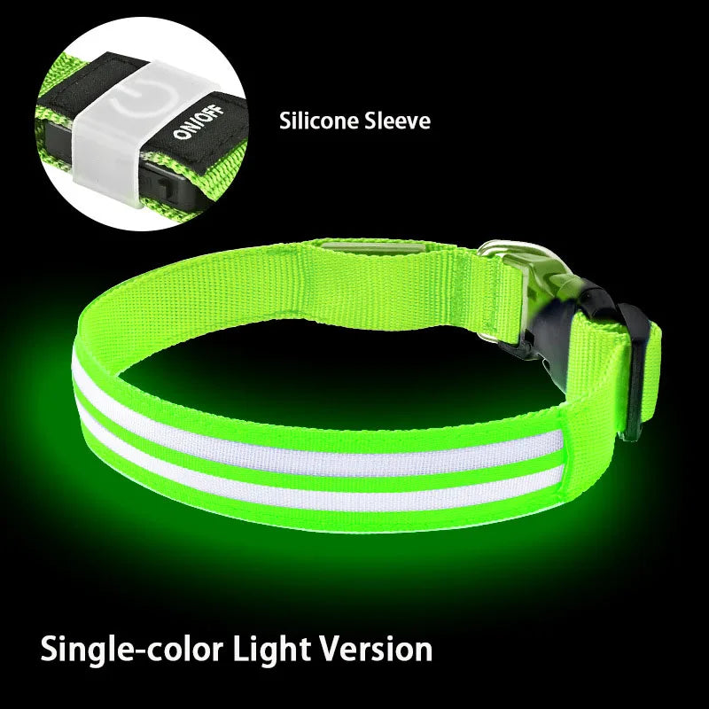Rechargeable LED Dog Collar