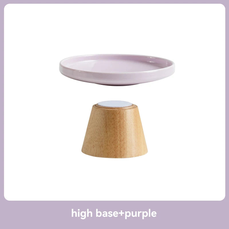 Elegant Glass Pet Bowl for Dogs & Cats