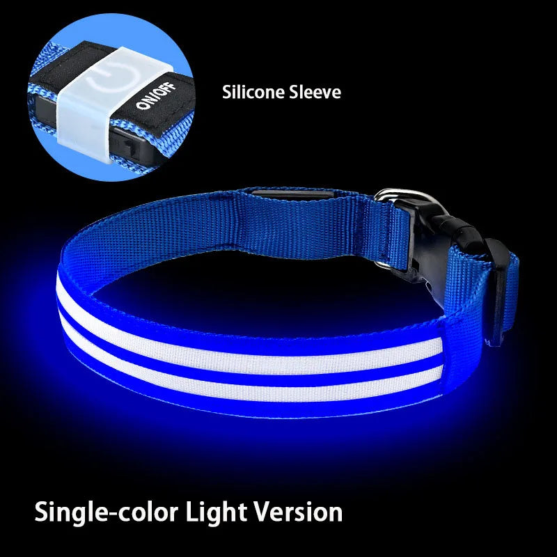 Rechargeable LED Dog Collar