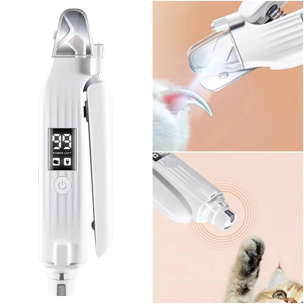2-in-1 LED Pet Nail Trimmer