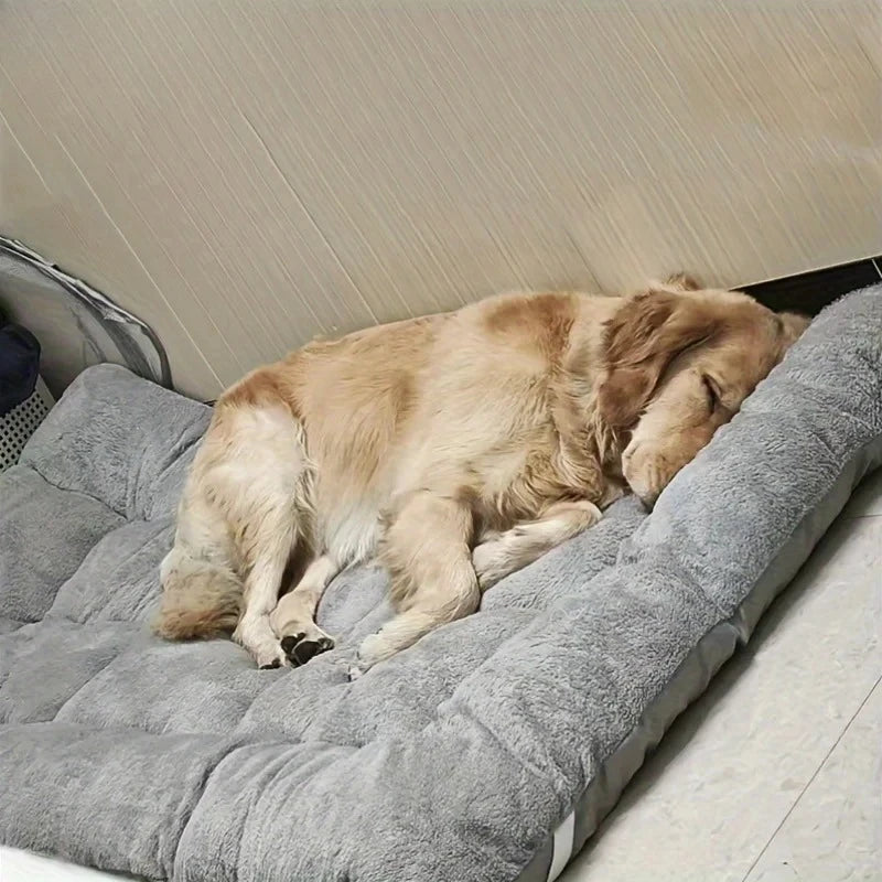 Large Plush Dog Bed