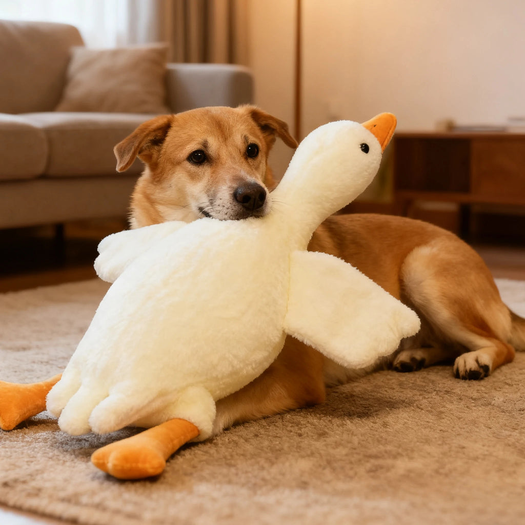 Plush Goose Pet Toy