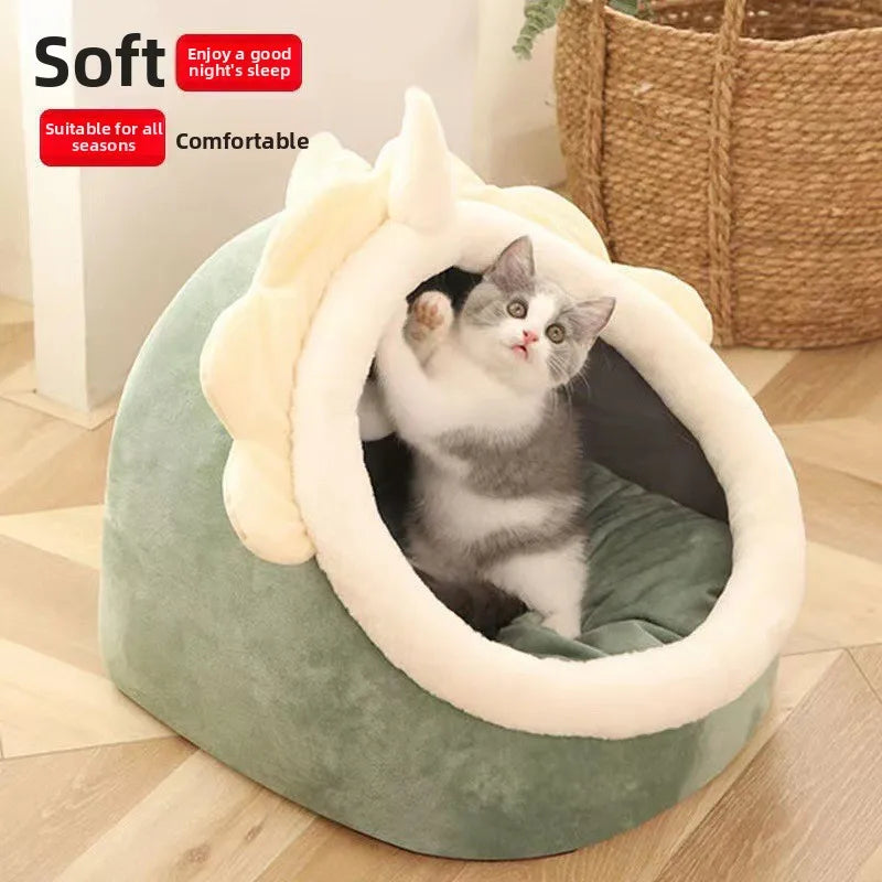 All-Season Pet House Bed