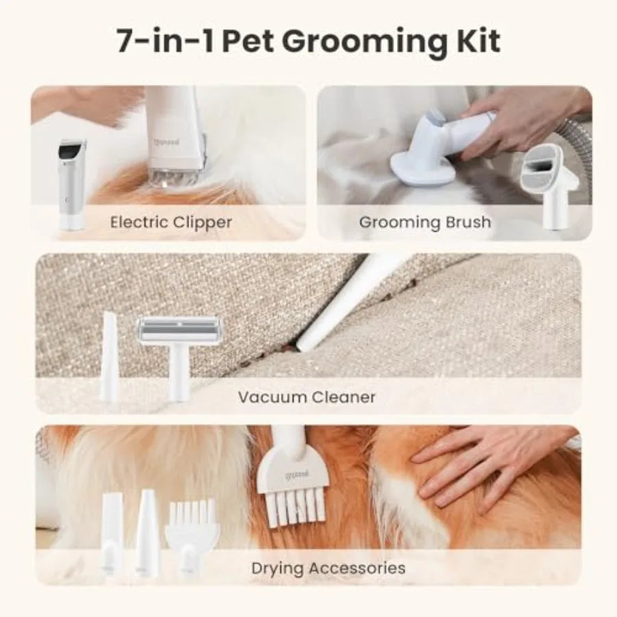7-in-1 Pet Grooming Vacuum