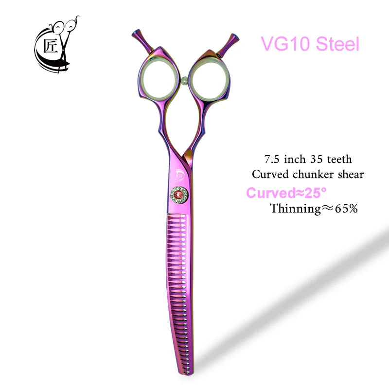 Professional Curved Thinning Shears