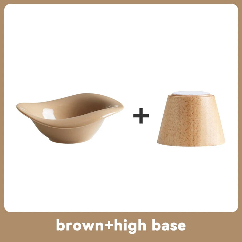 Elegant Ceramic Feeding Bowl for Small Dogs & Cats
