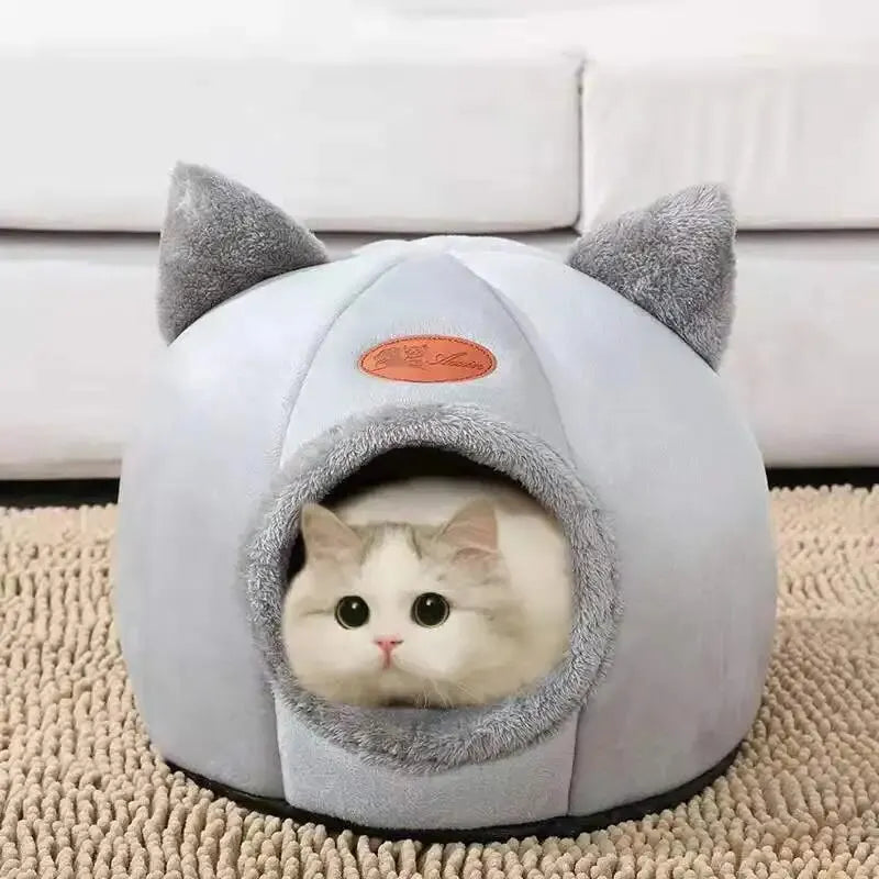 Cat Head Cozy Cat House