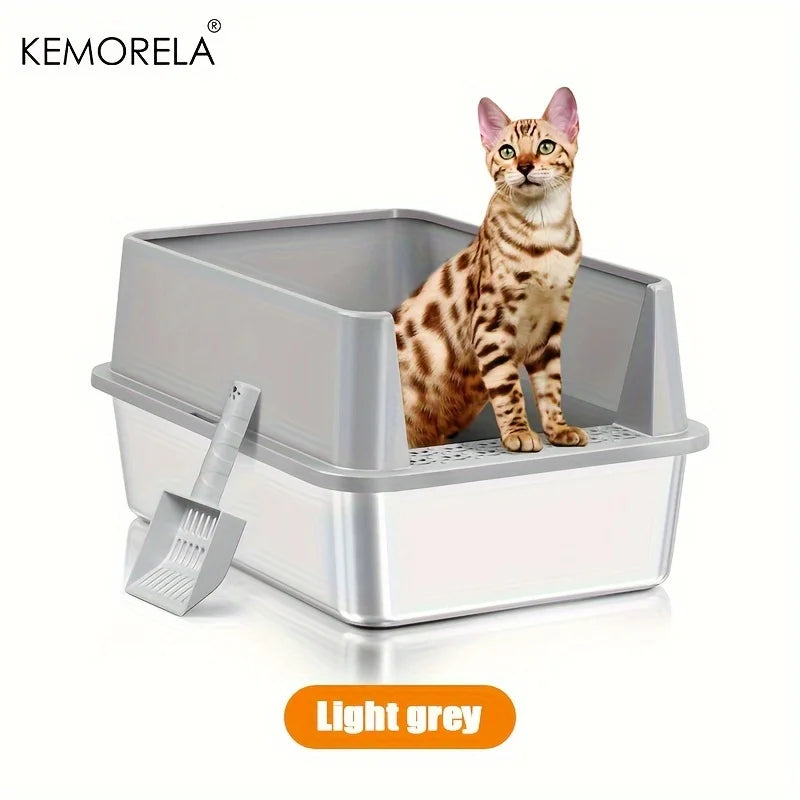 XL Stainless Steel Litter Box