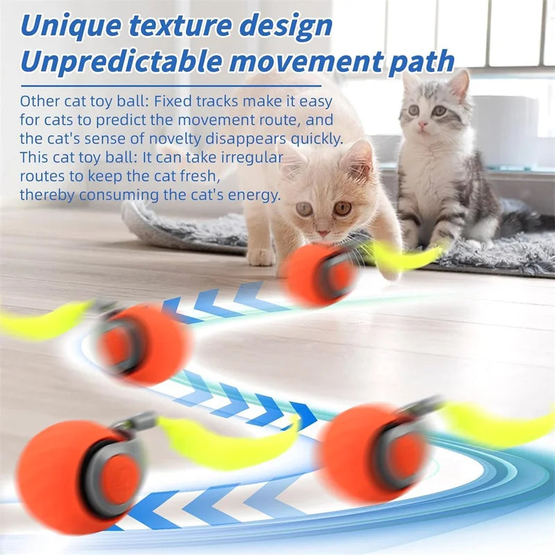 Automatic Interactive Cat Ball