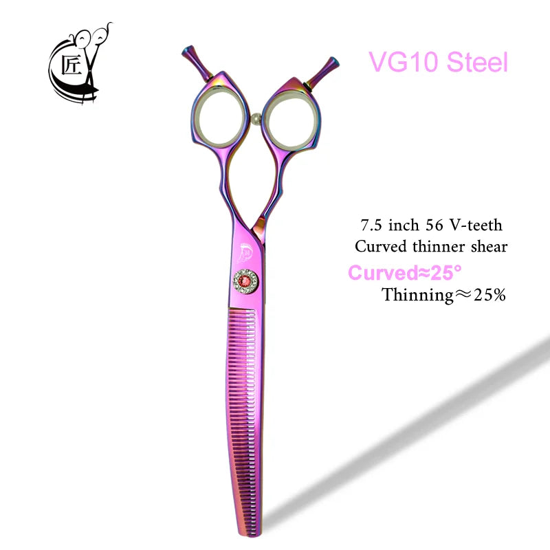 Professional Curved Thinning Shears