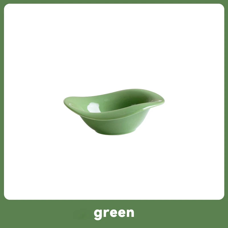 Elegant Ceramic Feeding Bowl for Small Dogs & Cats