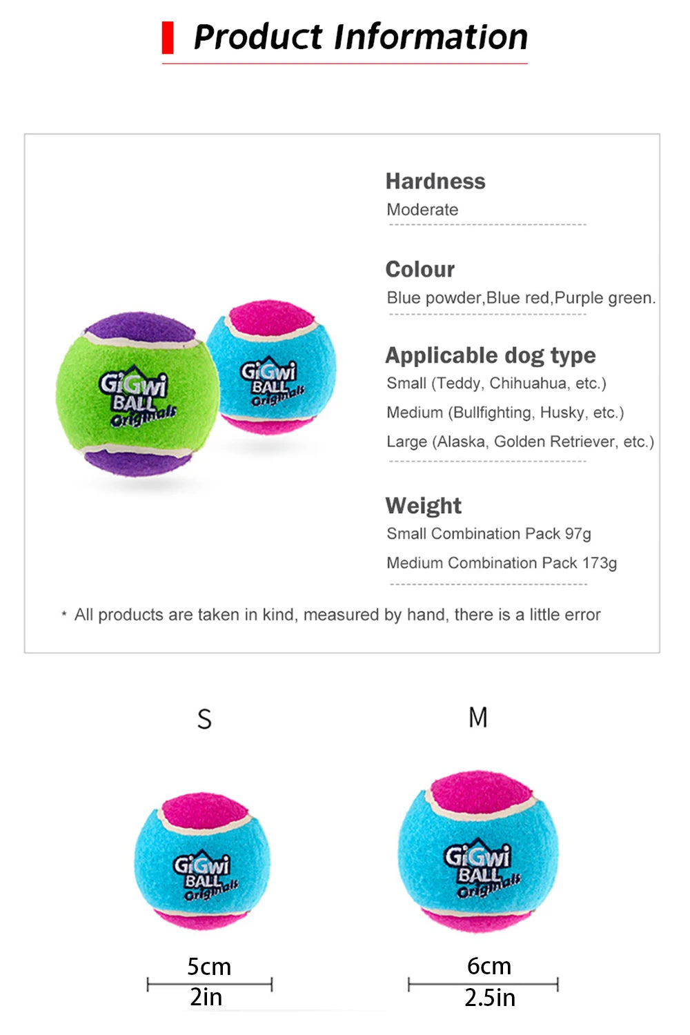 Squeaky Dog Tennis Ball