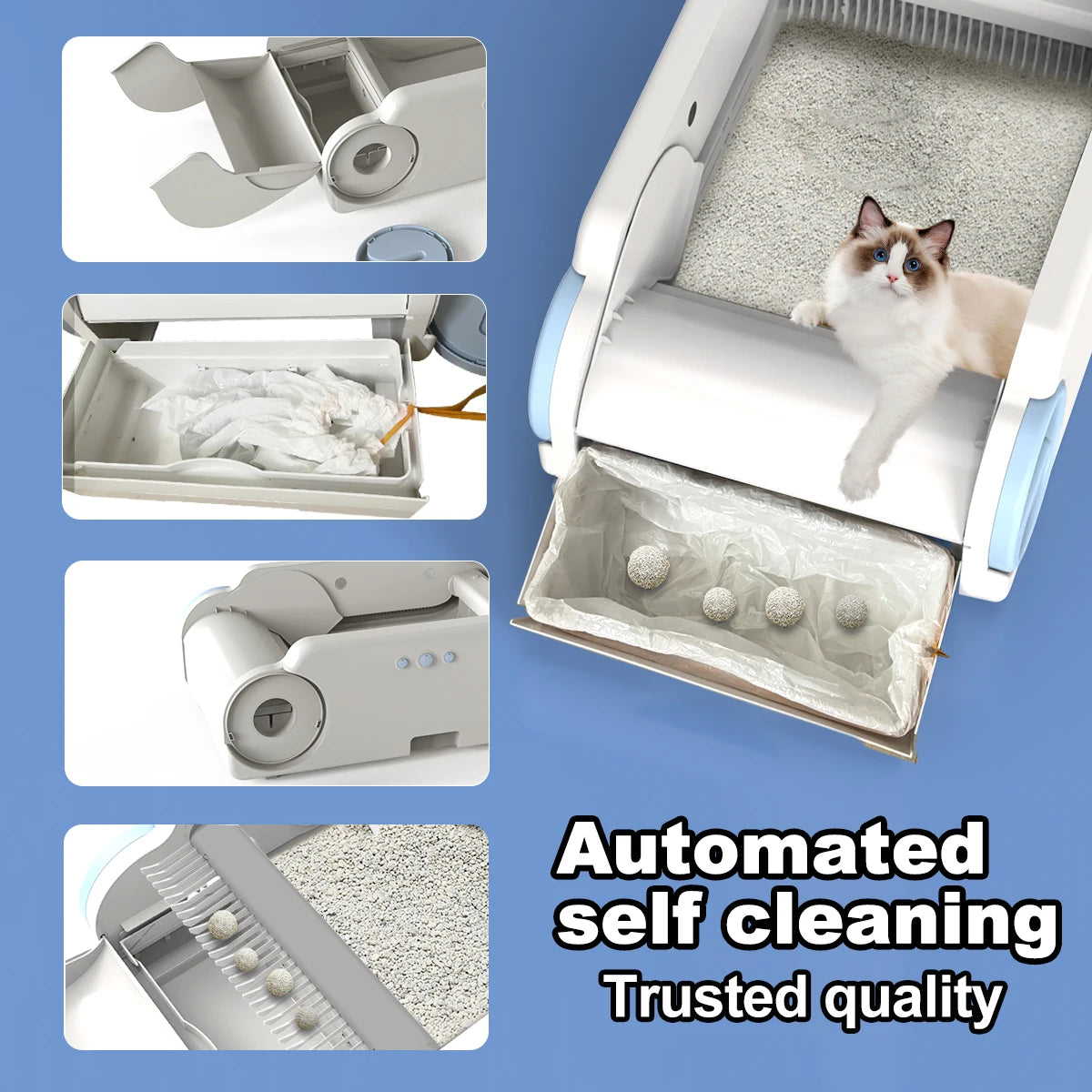 Smart Automatic Cat Litter Box