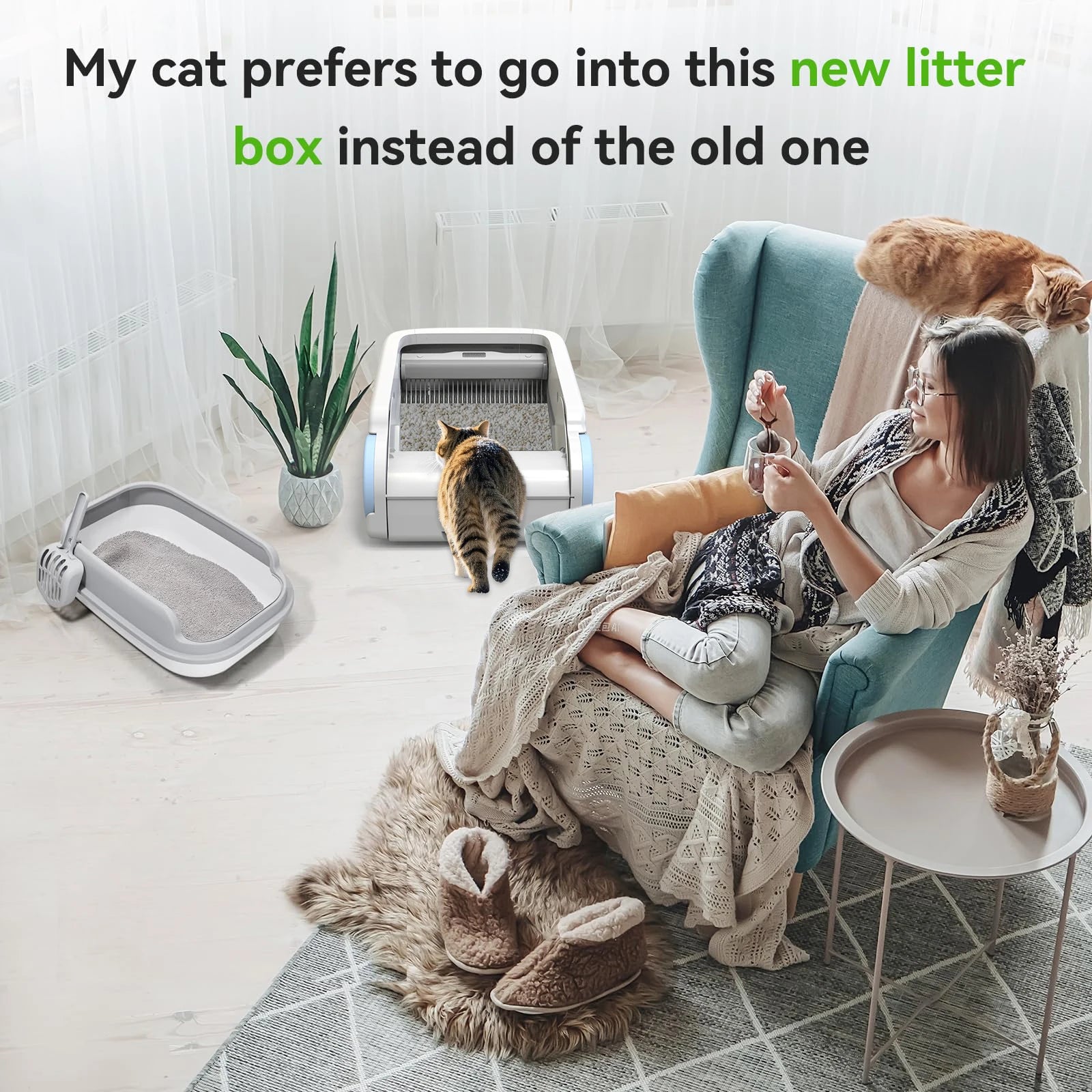 Smart Automatic Cat Litter Box