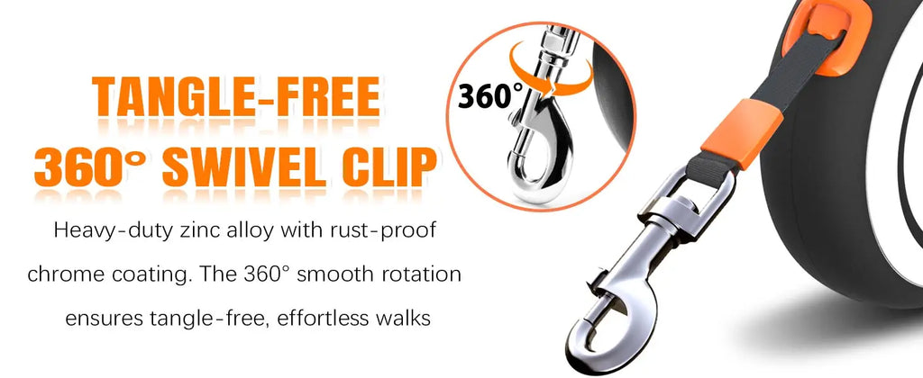 Heavy-Duty Retractable Dog Leash