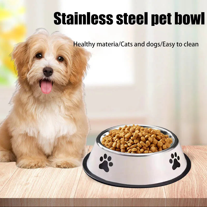 Large Stainless Steel Pet Bowl