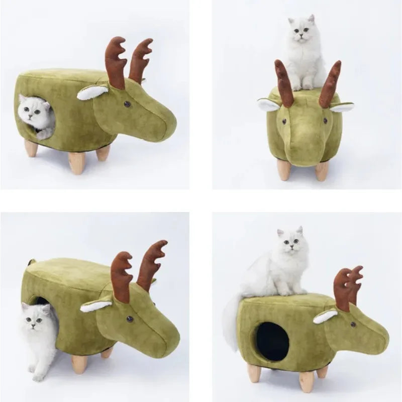 Cat House Pouf
