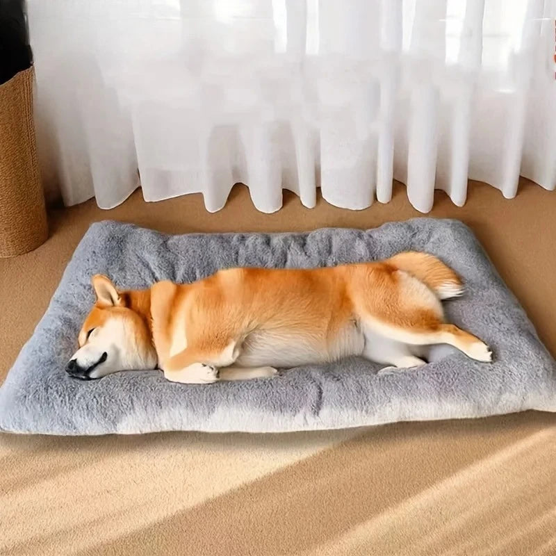 Large Plush Dog Bed