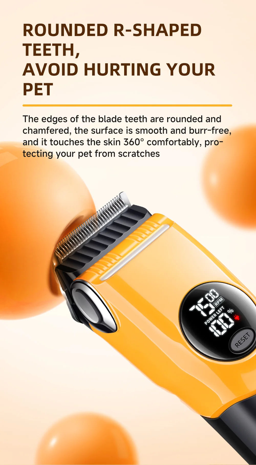 LED Pet Hair Clipper
