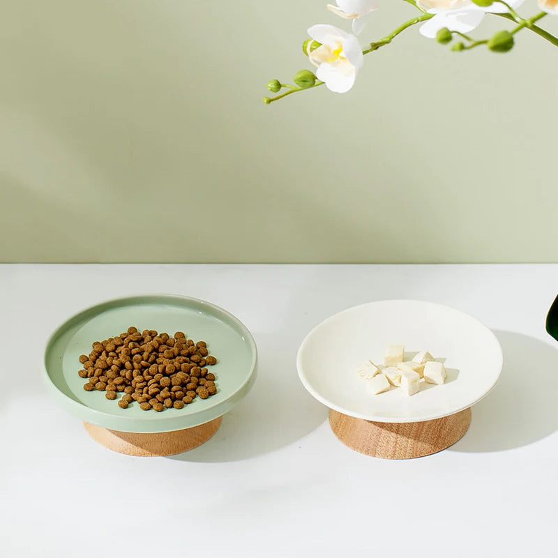 Elegant Glass Pet Bowl for Dogs & Cats