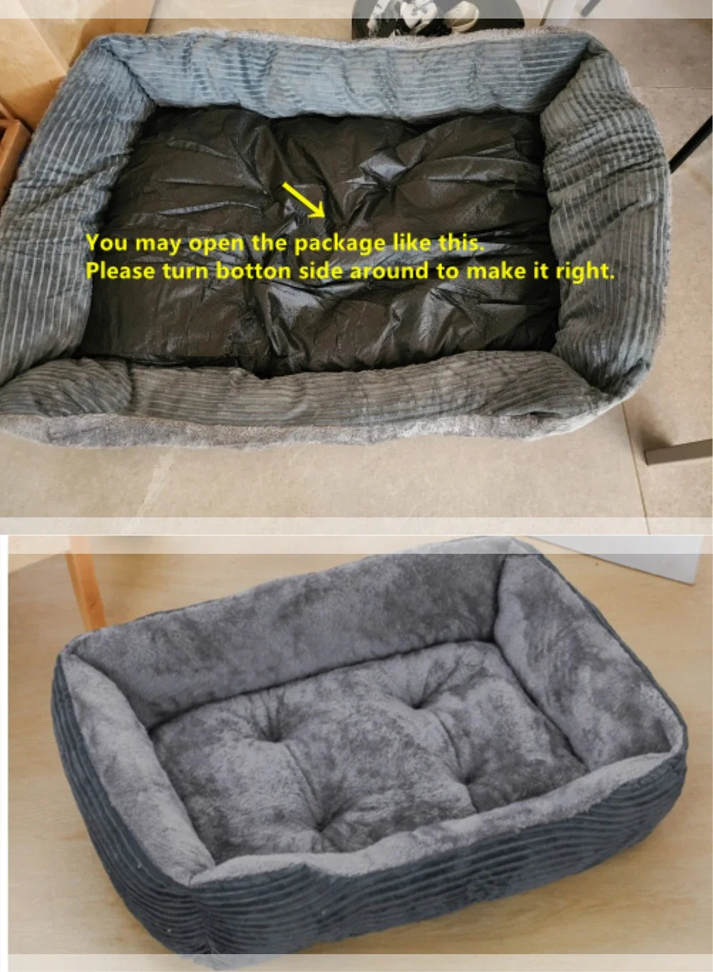 Plush Calming Pet Bed